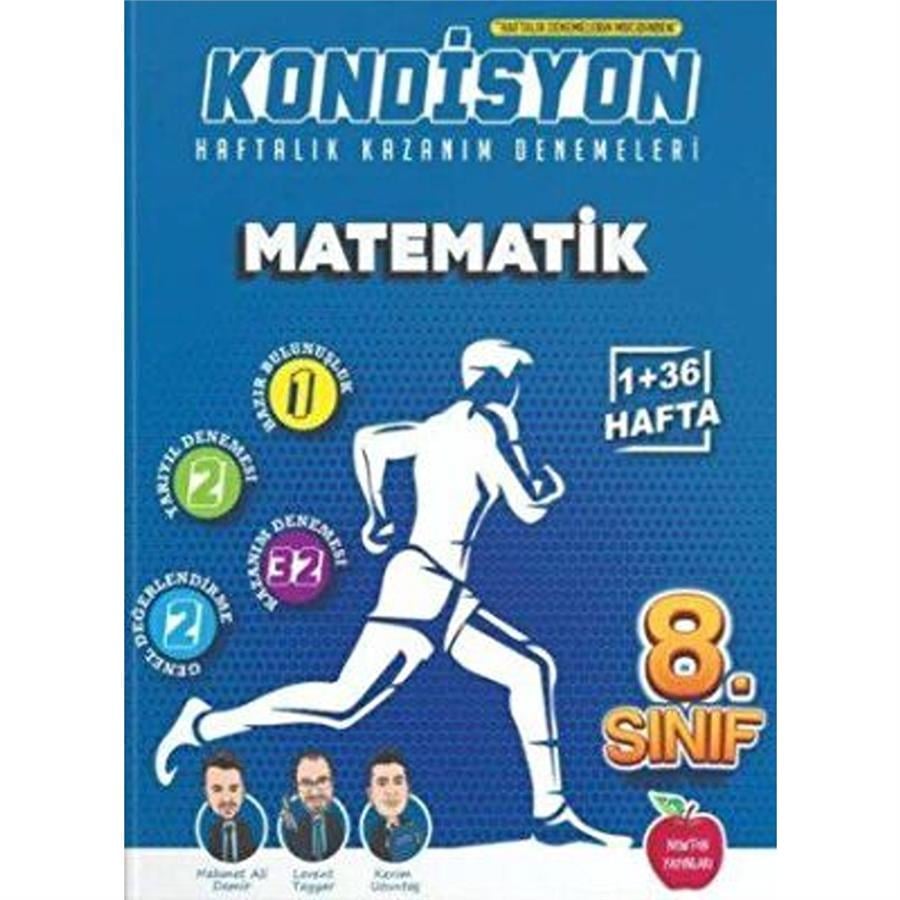 Newton Yayınları 8. Sınıf Matematik Kondisyon Haftalık Kazanım Denemeleri