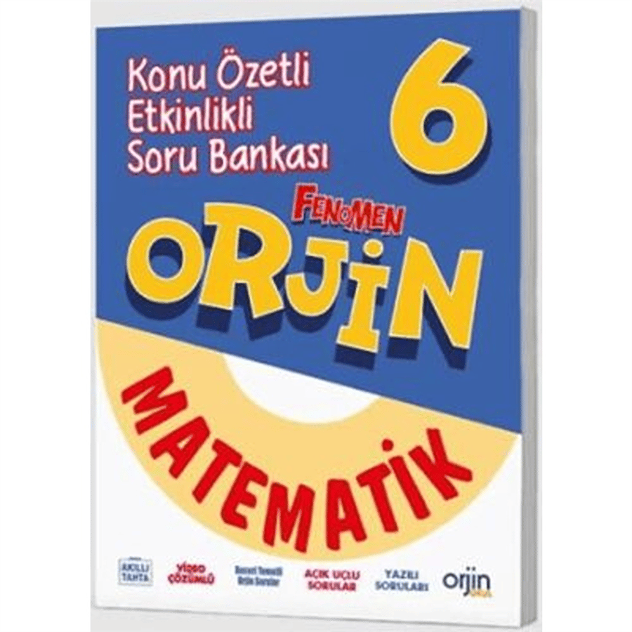 Orjin Yayınları 6. Sınıf Matematik Soru Bankası