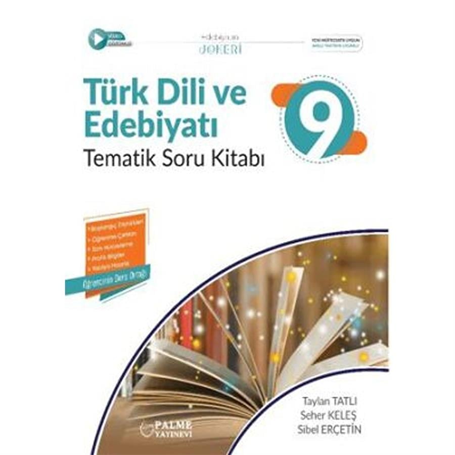 Palme 9.Sınıf Joker Türk Dili Ve Edebiyatı Soru Kitabı Tematik 