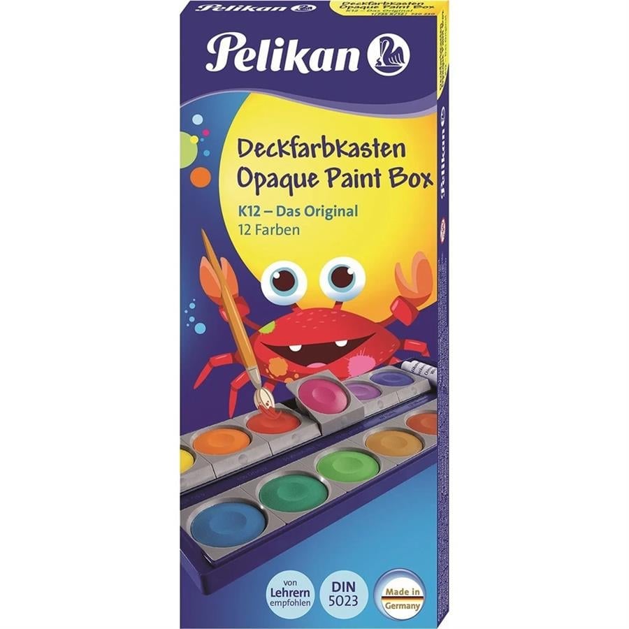 Pelikan 12 Renk Suluboya 735 K-12