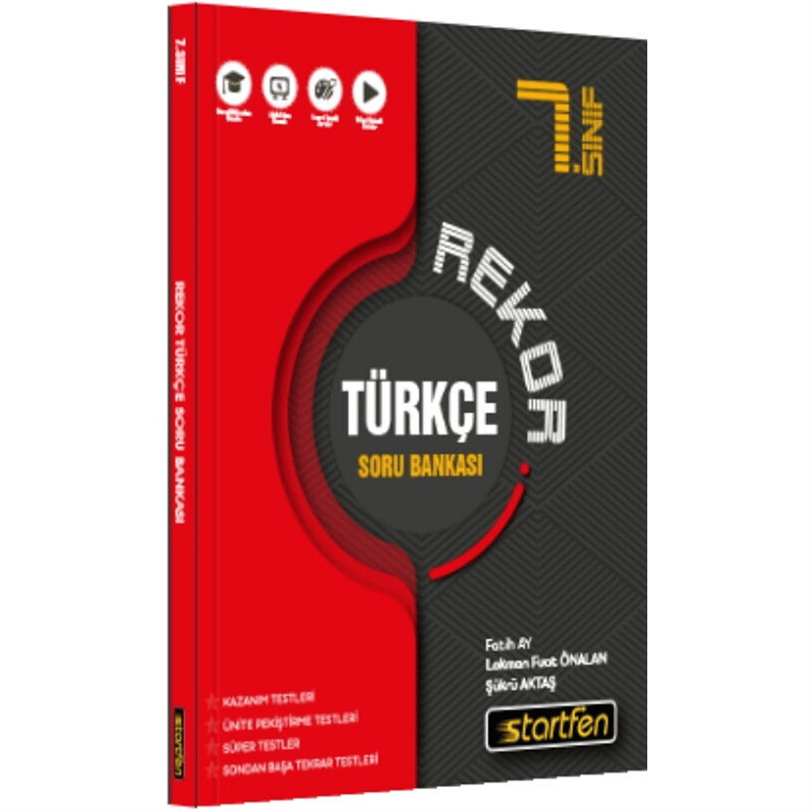 Startfen Yayınları 7. Sınıf Türkçe Rekor Soru Bankası (2026-2027 Güncel Baskı)