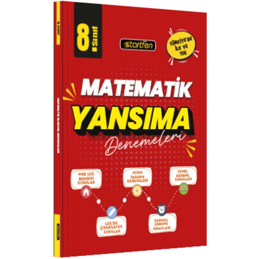 Startfen Yayınları 8. Sınıf Matematik Yansıma Denemeler (2026-2027 Güncel Baskı)