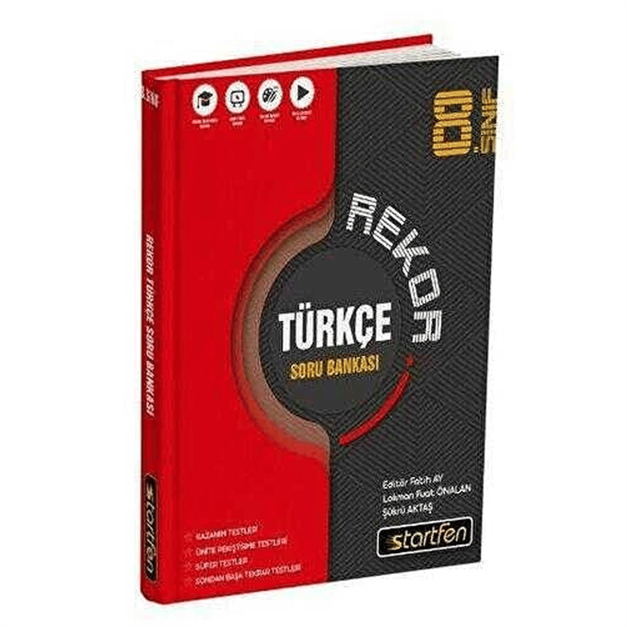 Startfen Yayınları 8. Sınıf Türkçe Rekor Soru Bankası (2026-2027 Güncel Baskı)