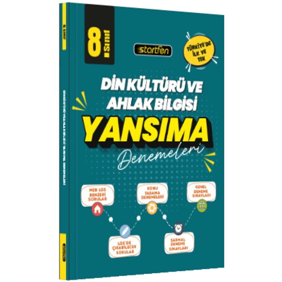Startfen Yayınları 8. Sınıf Din Kültürü ve Ahlak Bilgisi Yansıma Denemeler (2026-2027 Güncel Baskı)