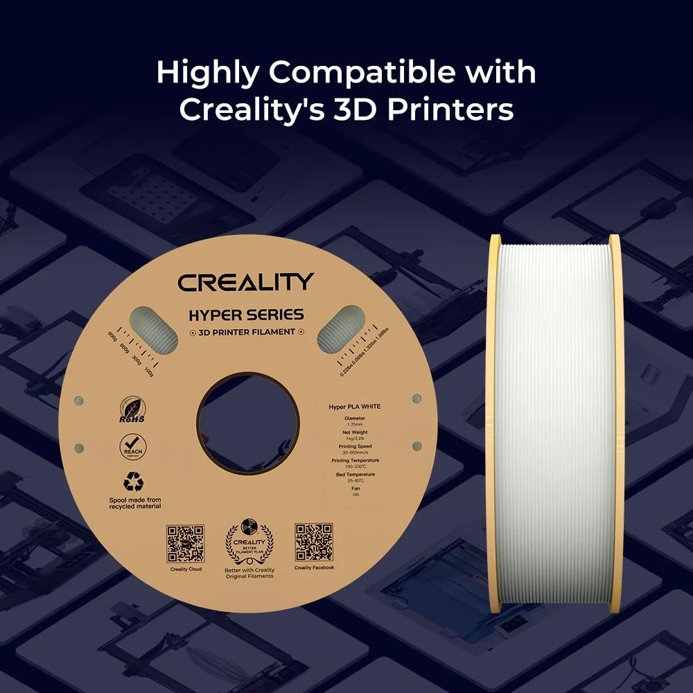 Creality Hyper PLA Filament 1.75 mm 1 Kg - Mavi