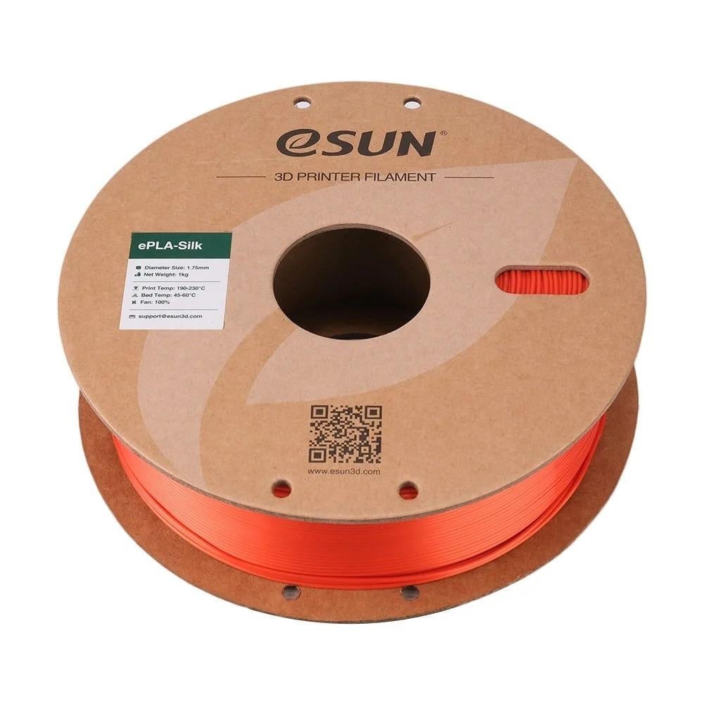 Esun PLA-SILK Filament 1.75 mm 1 Kg - Koyu Turuncu