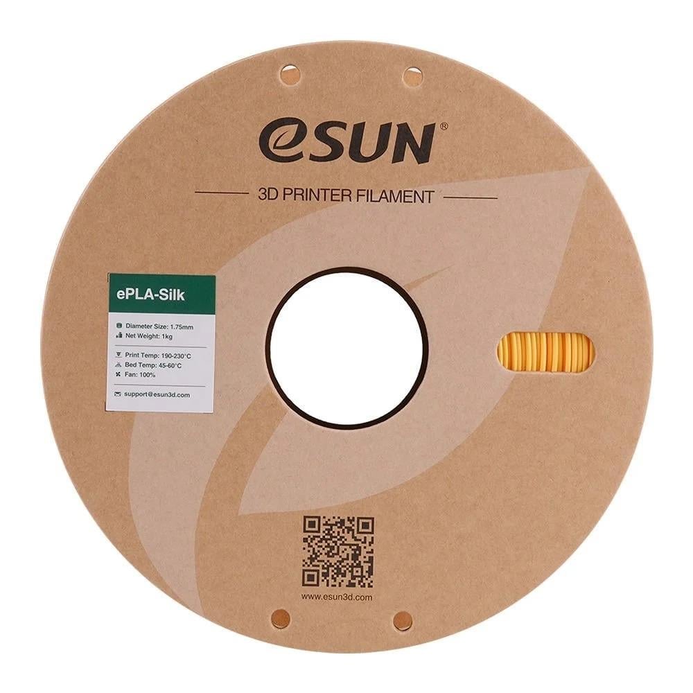 Esun PLA-SILK Filament 1.75 mm 1 Kg - Koyu Sarı