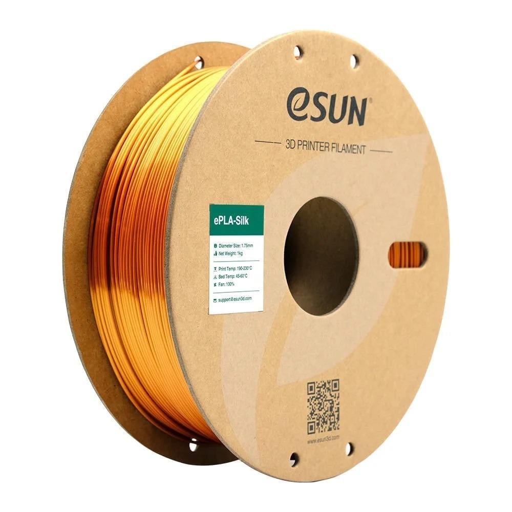 Esun PLA-SILK Filament 1.75 mm 1 Kg - Bakır