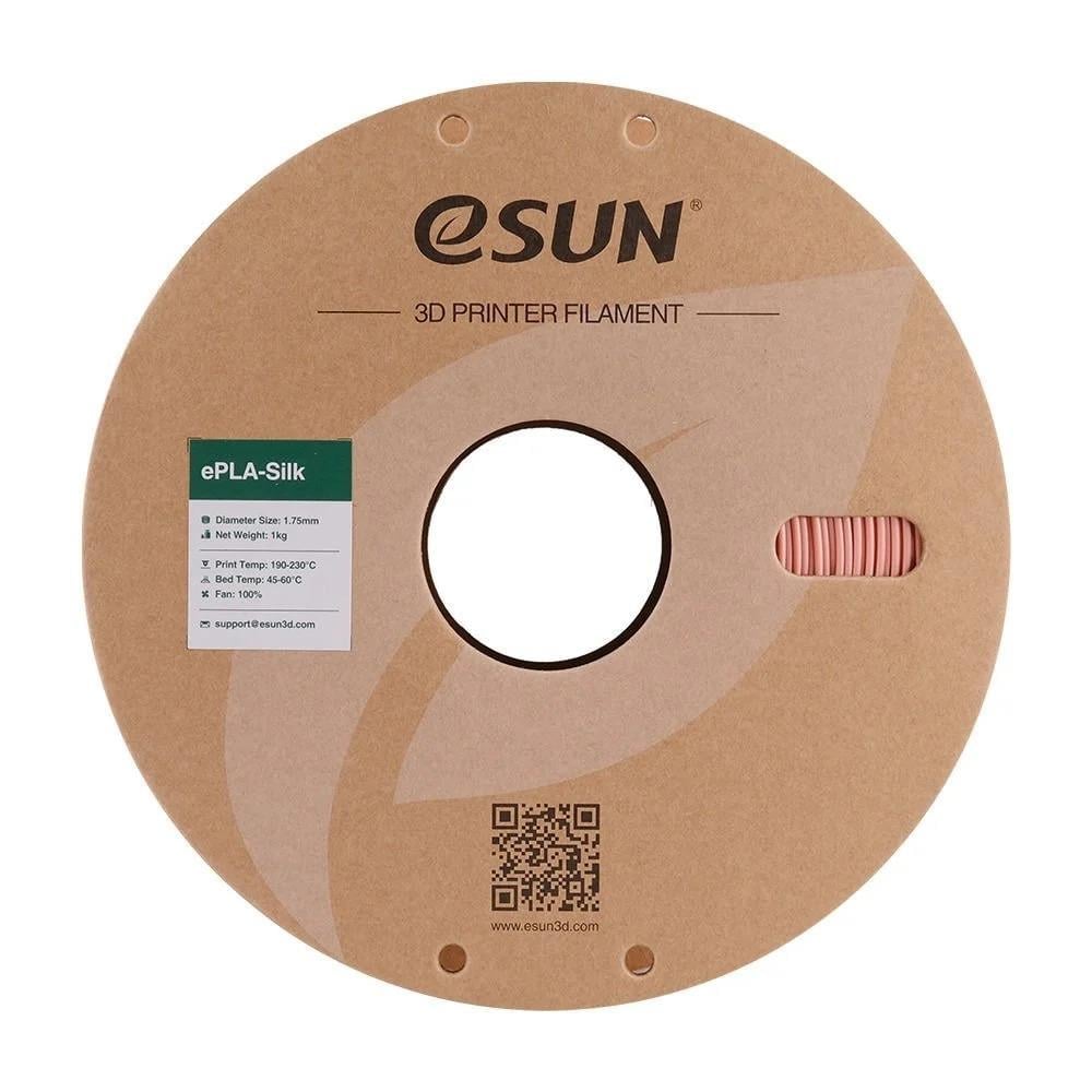 Esun PLA-SILK Filament 1.75 mm 1 Kg - Pembe Altın