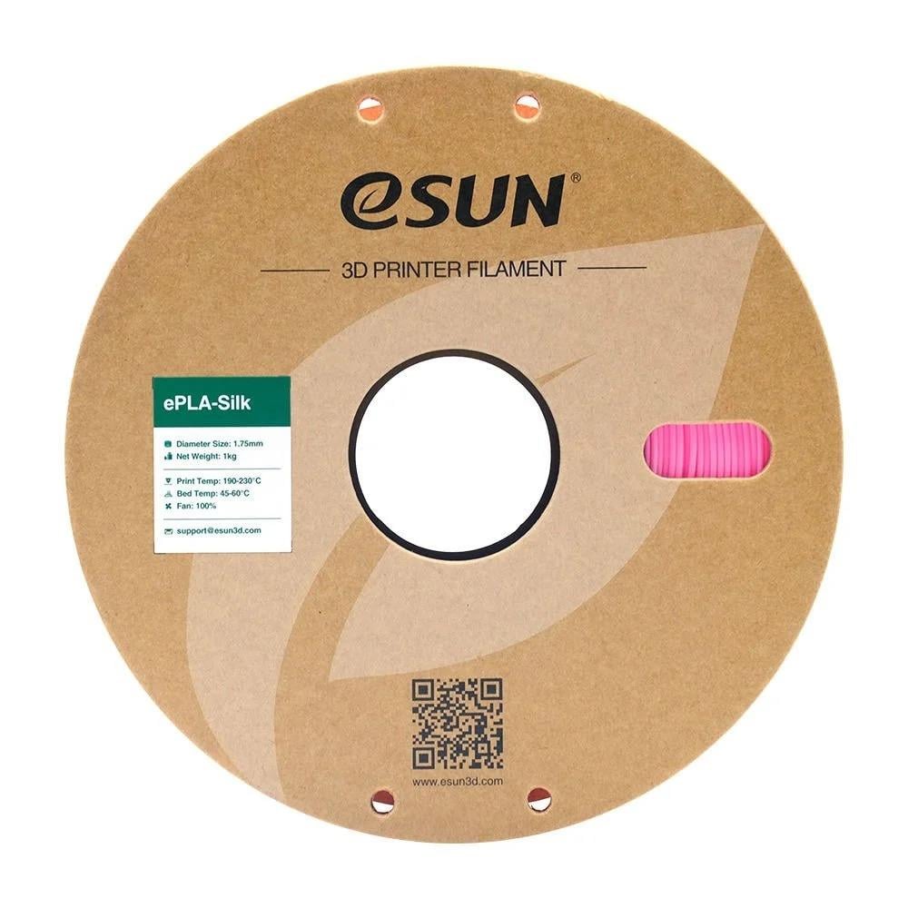 Esun PLA-SILK Filament 1.75 mm 1 Kg - Pembe