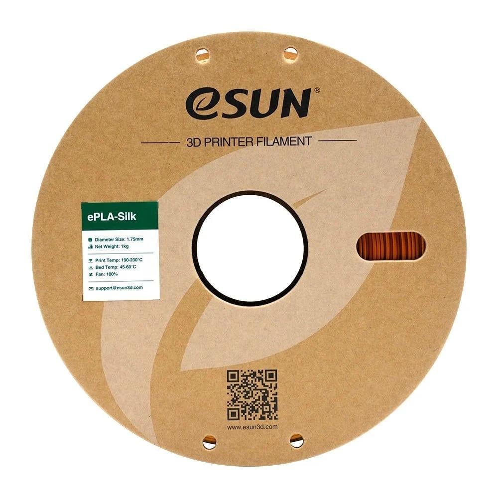 Esun PLA-SILK Filament 1.75 mm 1 Kg - Bakır