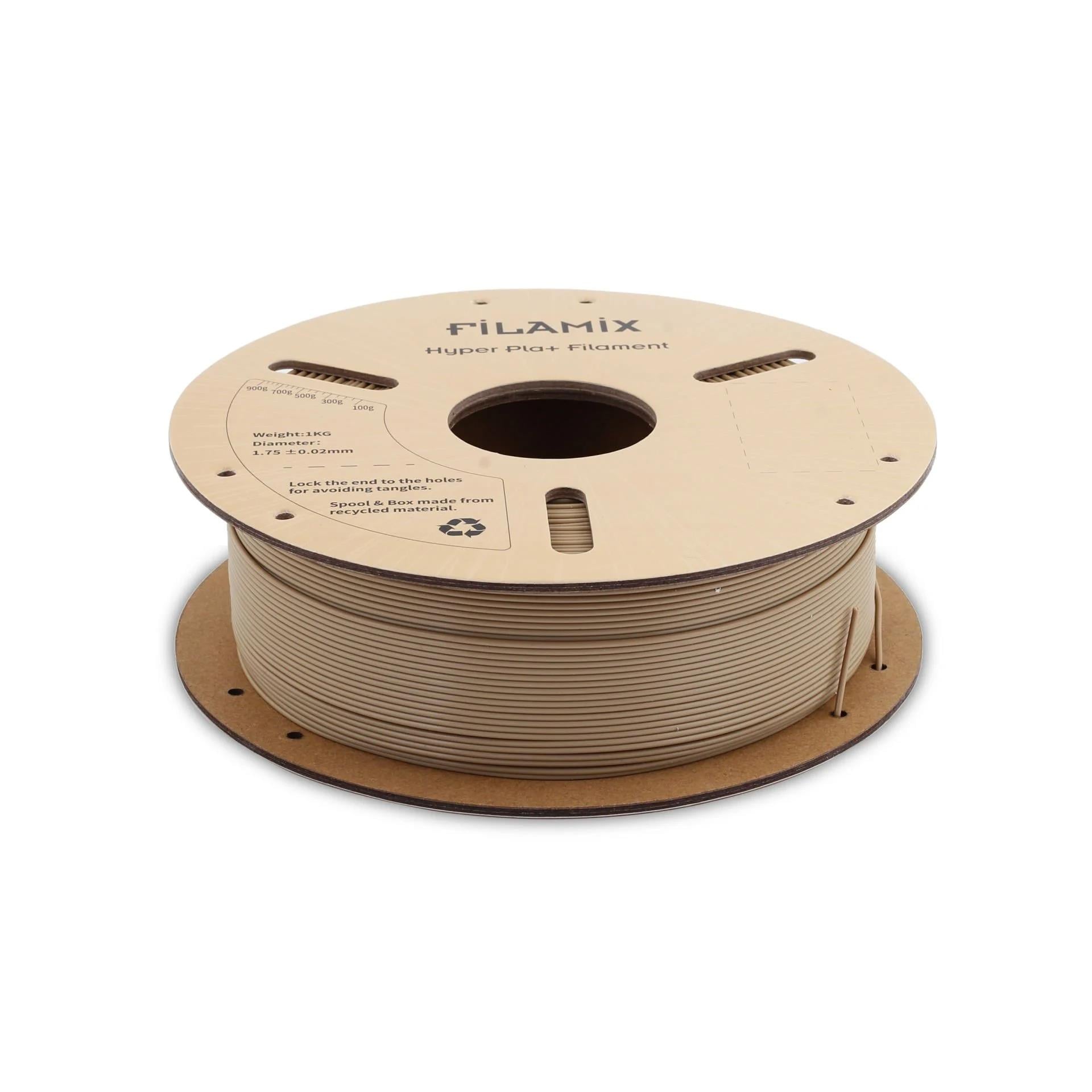 Filamix PLA+ Filament 1.75 mm 1 Kg - Ahşap Rengi