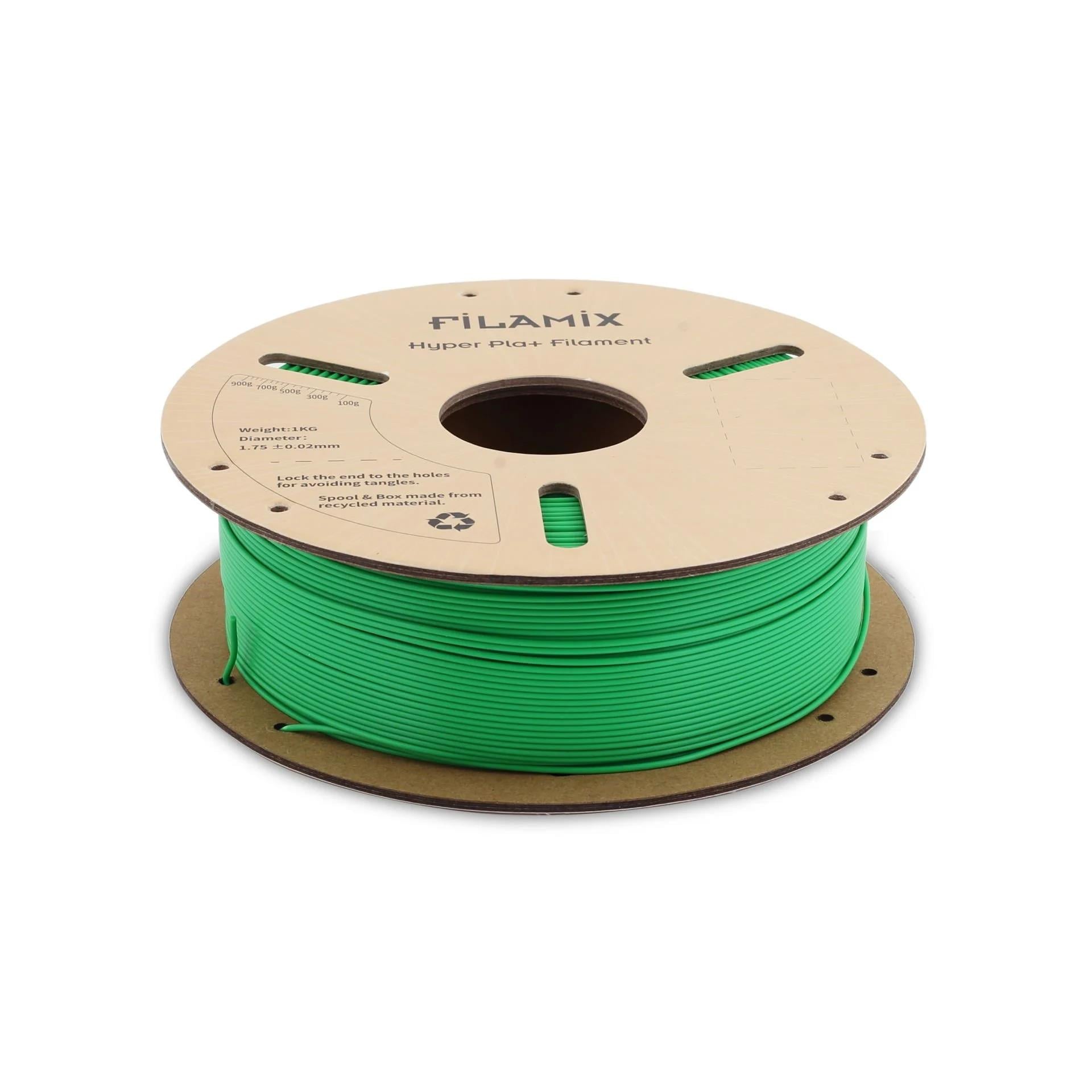 Filamix PLA+ Filament 1.75 mm 1 Kg - Yeşil