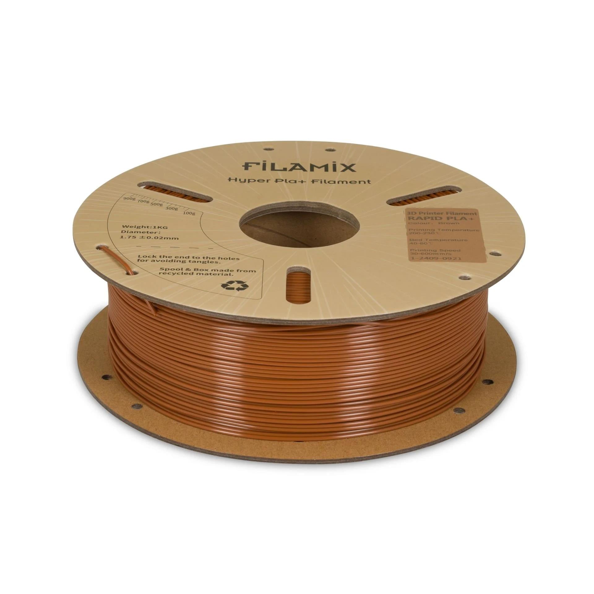 Filamix PLA+ Filament 1.75 mm 1 Kg - Kahverengi