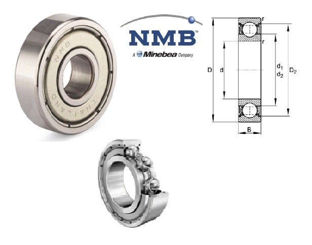 61900ZZ 10X22X6 TEK SIRA SABIT BILYALI RULMAN
