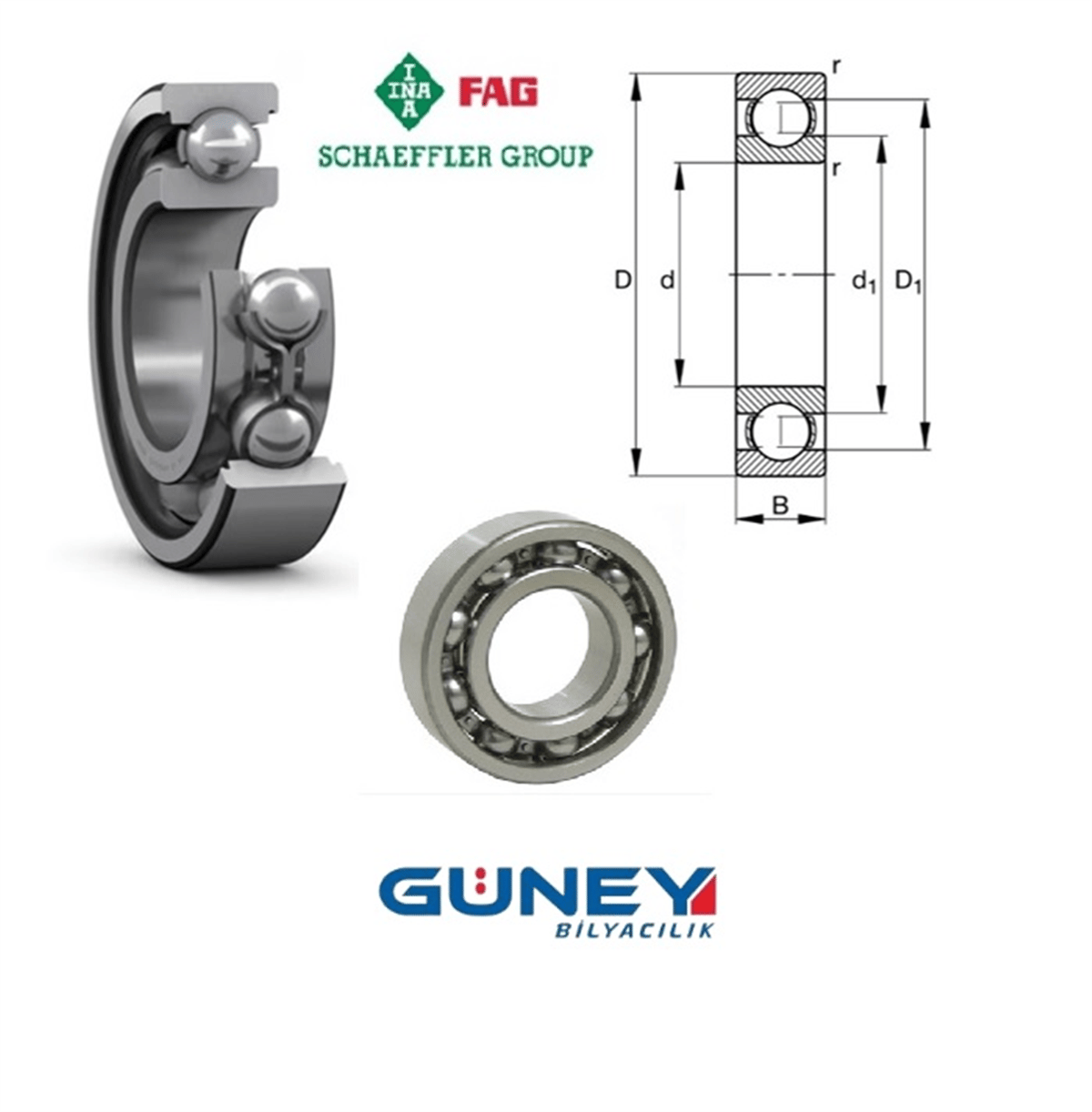 6306 30X72X19 RULMAN