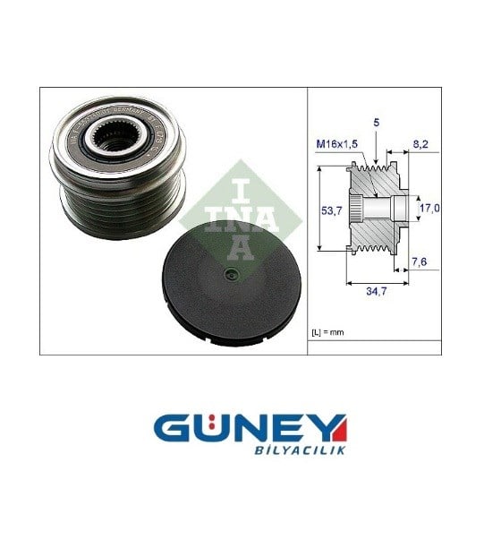 ALTERNATOR RULMANI F-553240 GATES OAP7220