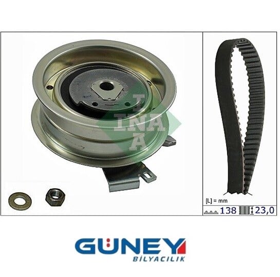 CADDY III  GOLF IV  PASSAT T5 POLO CLASSIC K015489XS KTB253 VKMA01113 138STP230H