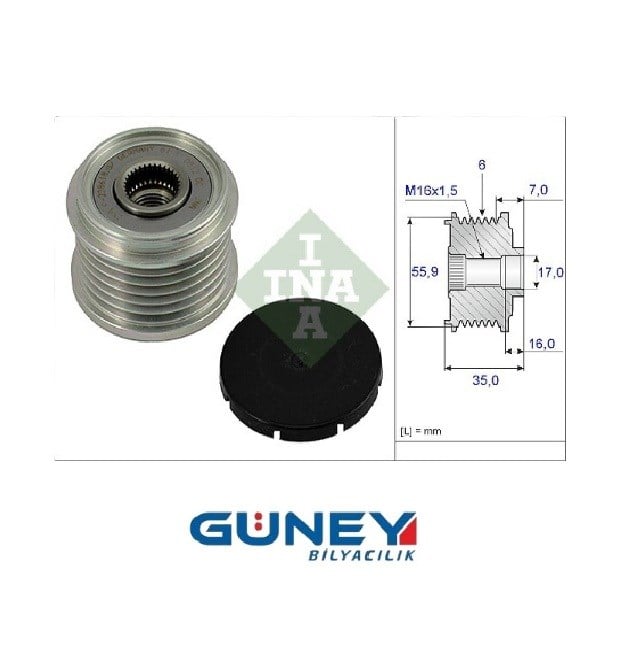 F-228618.5 INA 535001410 (RVL 55466) GTS OAP7061 F-228618.5 535001410 LUK 535002210 - ZEN 5392 F-230