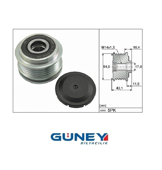 F-565232 F-565232.01 F-565232.02 51884239 ALTERNATÖR SERBEST HAREKETİ