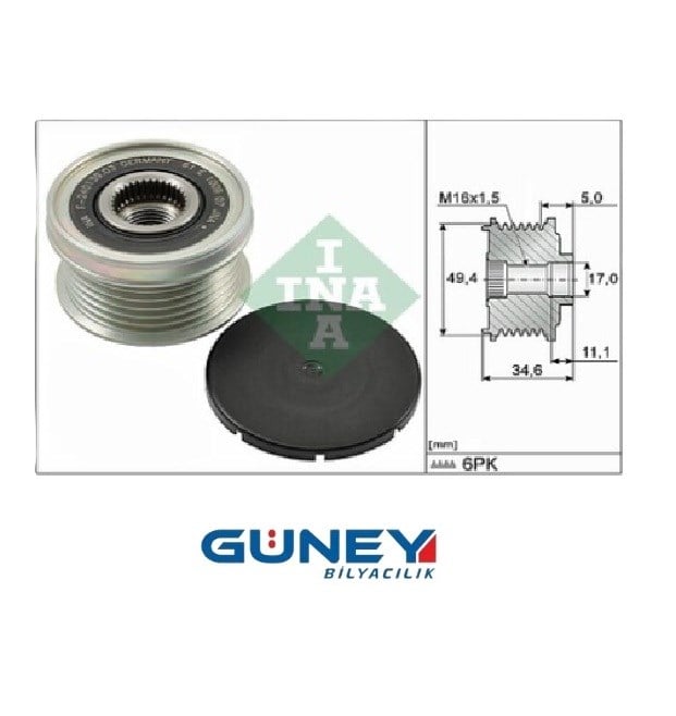 GATES OAP7090 AKROS AP-022 LUK 535009510