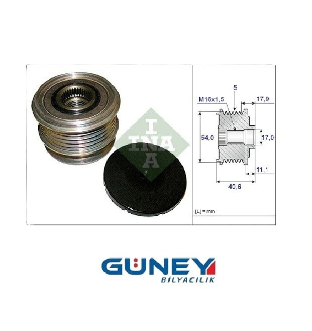 GATES OAP7126 AKROS AP-124 LUK 535012110  F-553392.01-535009610
