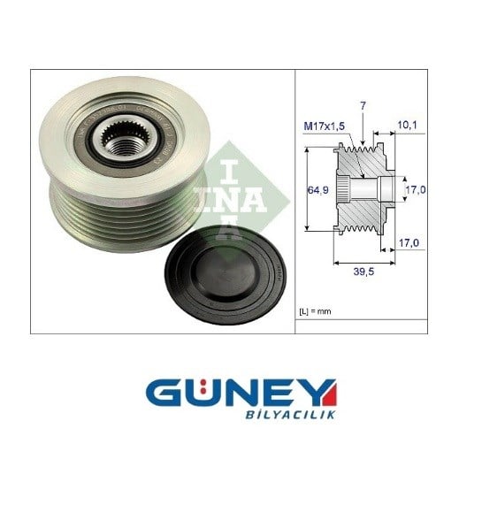 GATES OAP7149  F-552386.01 INA RULMAN 56831 NAVARA Y.M. GNR AB18 AKROS AP-054