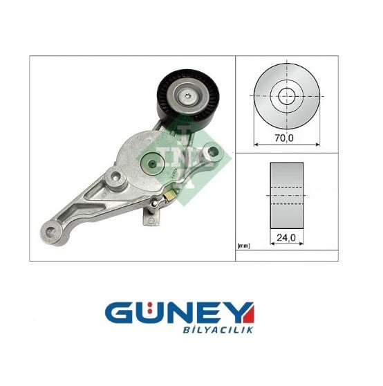 GTS T38436  
SNR GA357.23 SKF VKM31054 V KAYIŞ GERGİ RULMANI (KÜTÜKLÜ) CADDY-T5-GOLF5