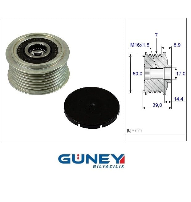 INA F-576631 HYUNDAI H1 H350 HD35 2.5 CRD 07