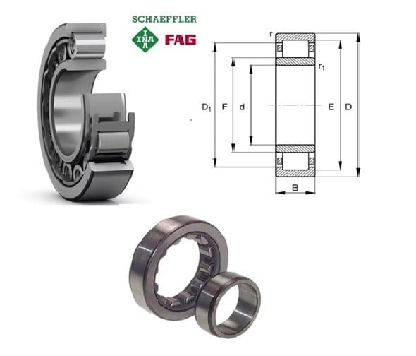 NU219 ÇELİK 95X170X32 SİLİNDİRİK MAKARALI RULMAN