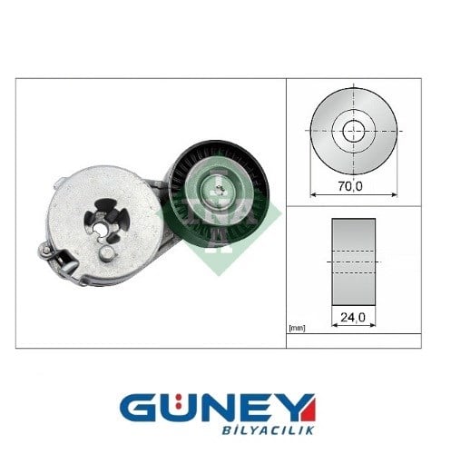 SNR GA357.43 APV3197  
SKF VKM31310 GTS T39122 KÜTÜKLÜ V KAYIŞ GERGİ RULMANI (70*24)