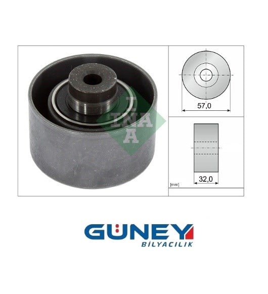 TRİGER GERGİ RULMANI (8*57*32) CITROEN BERLINGO,C3,SAXO,XSARA - PEUGEOT 106,206,307,PARTNER (1.6 B.)