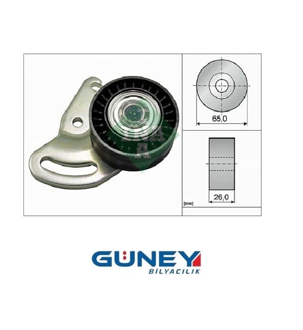 V KAYIŞ GERGİ RULMANI ALMERA II, MICRA III; RENAULT CLIO II, III,SCENIC II, KANGOO, LOGAN I, MEGANE