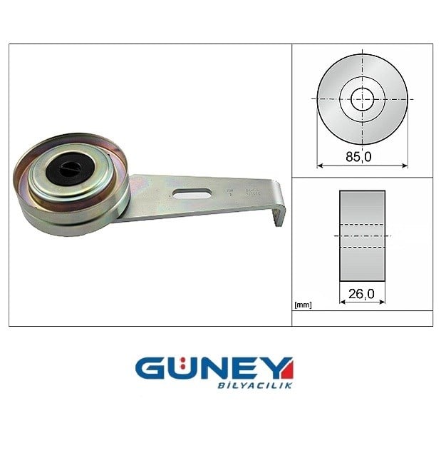 V KAYIŞ GERGİ RULMANI PEUGEOT BOXER DUCATO PARTNER