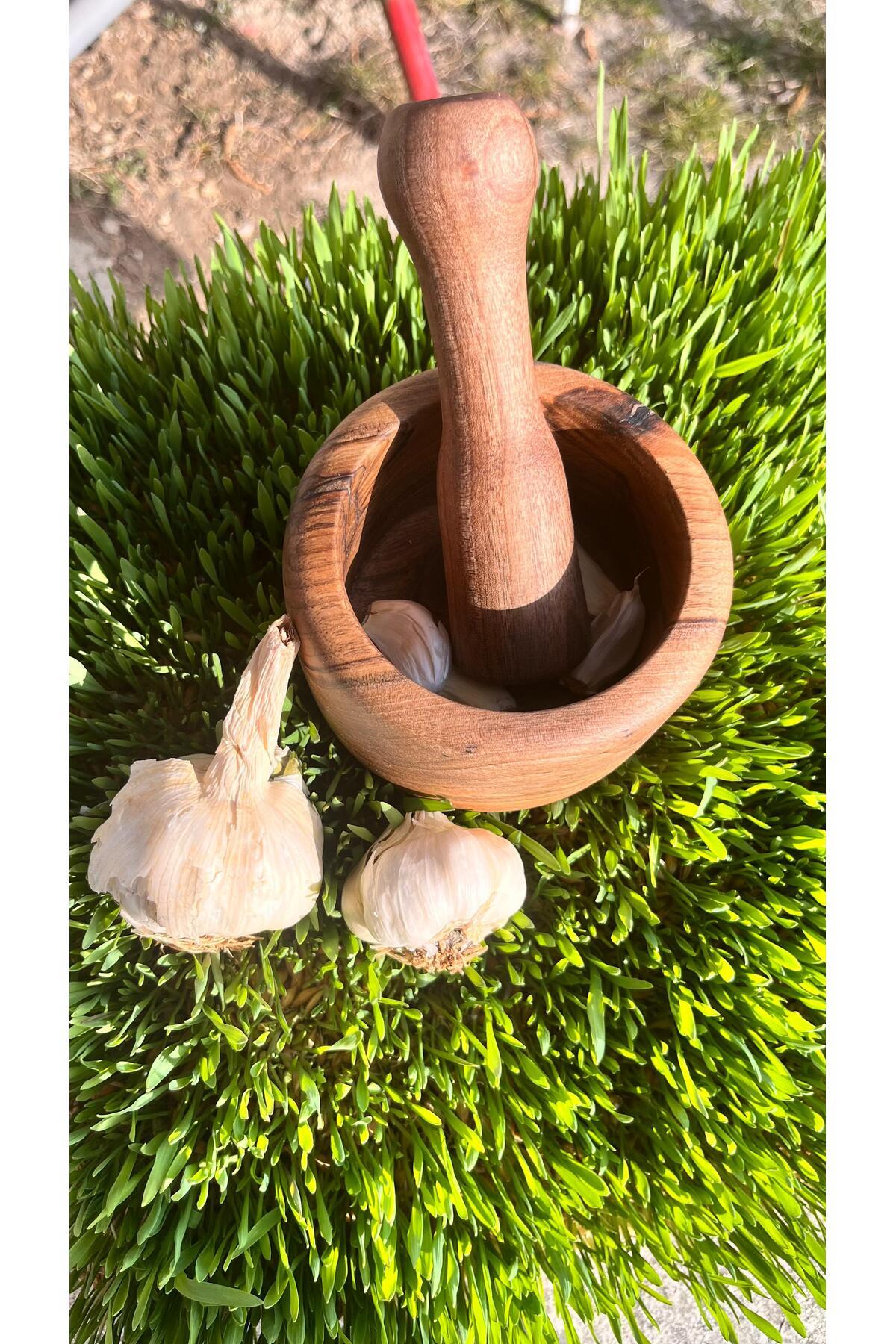 Kök Ceviz Kişiye Özel Havan Dibek