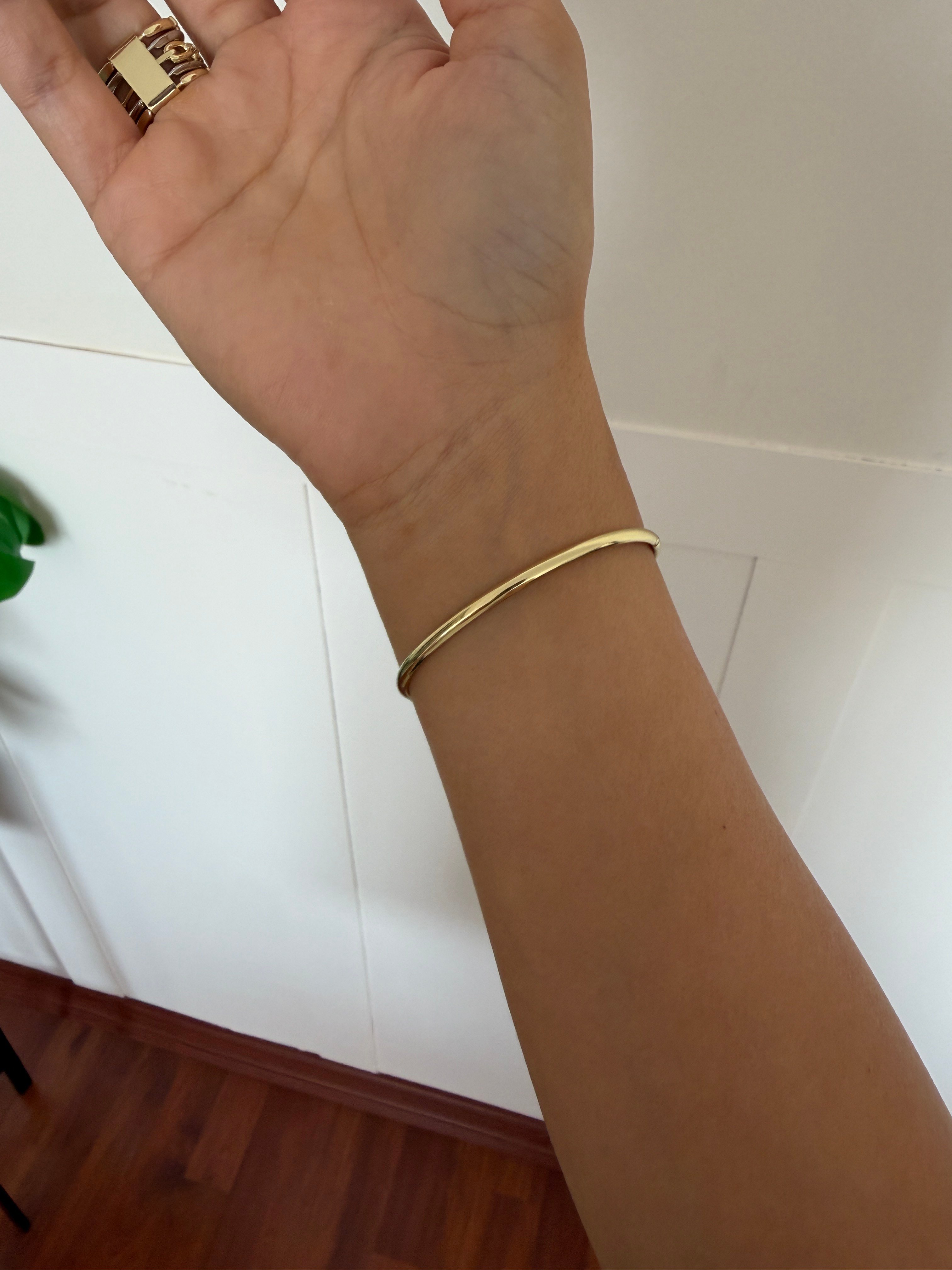 14K gold renk altın kaplama Xpng marka tasarım kelepçe bileklik