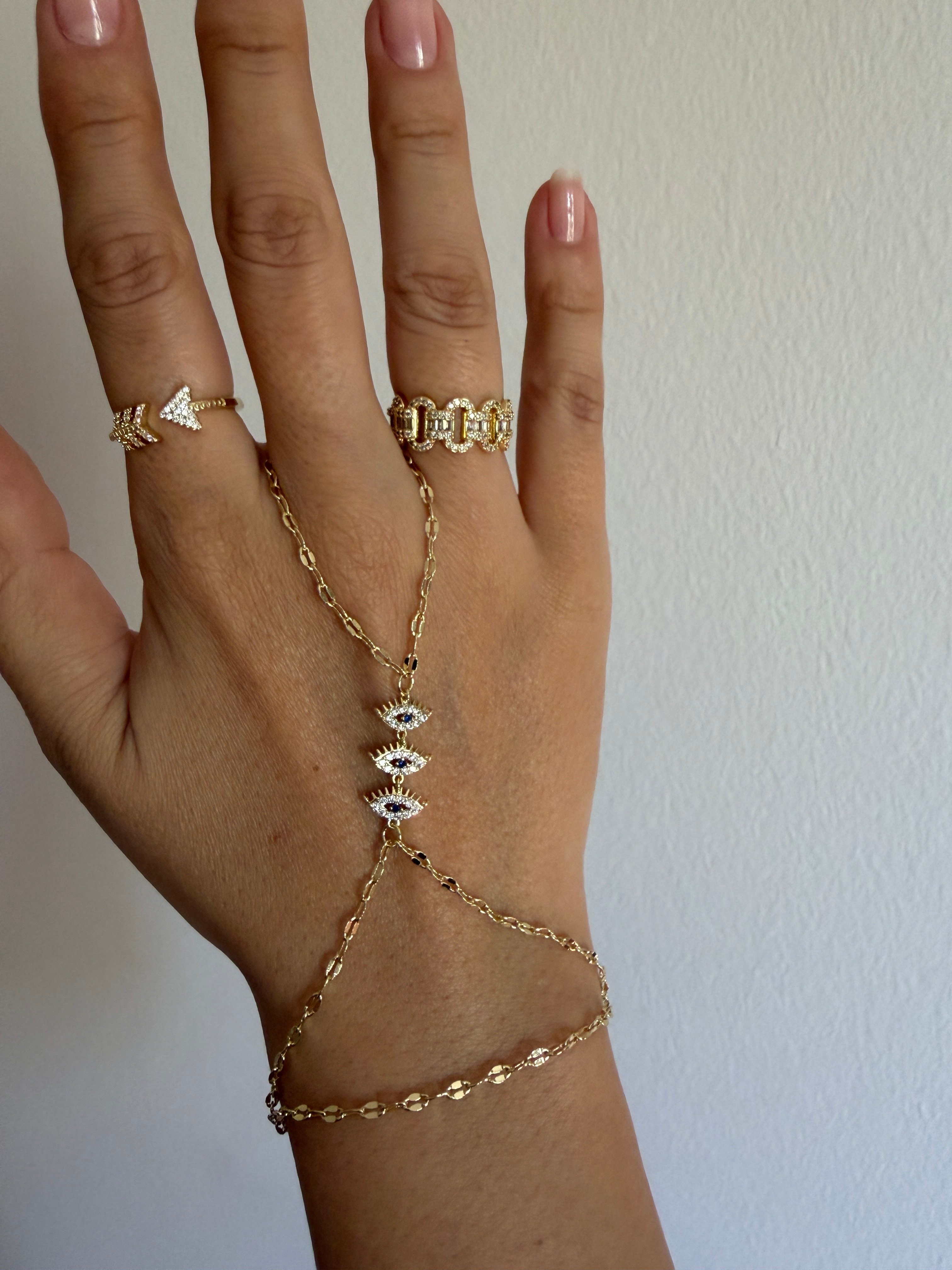 14K gold,altın kaplama,göz detaylı öpücük zincir şahmeran