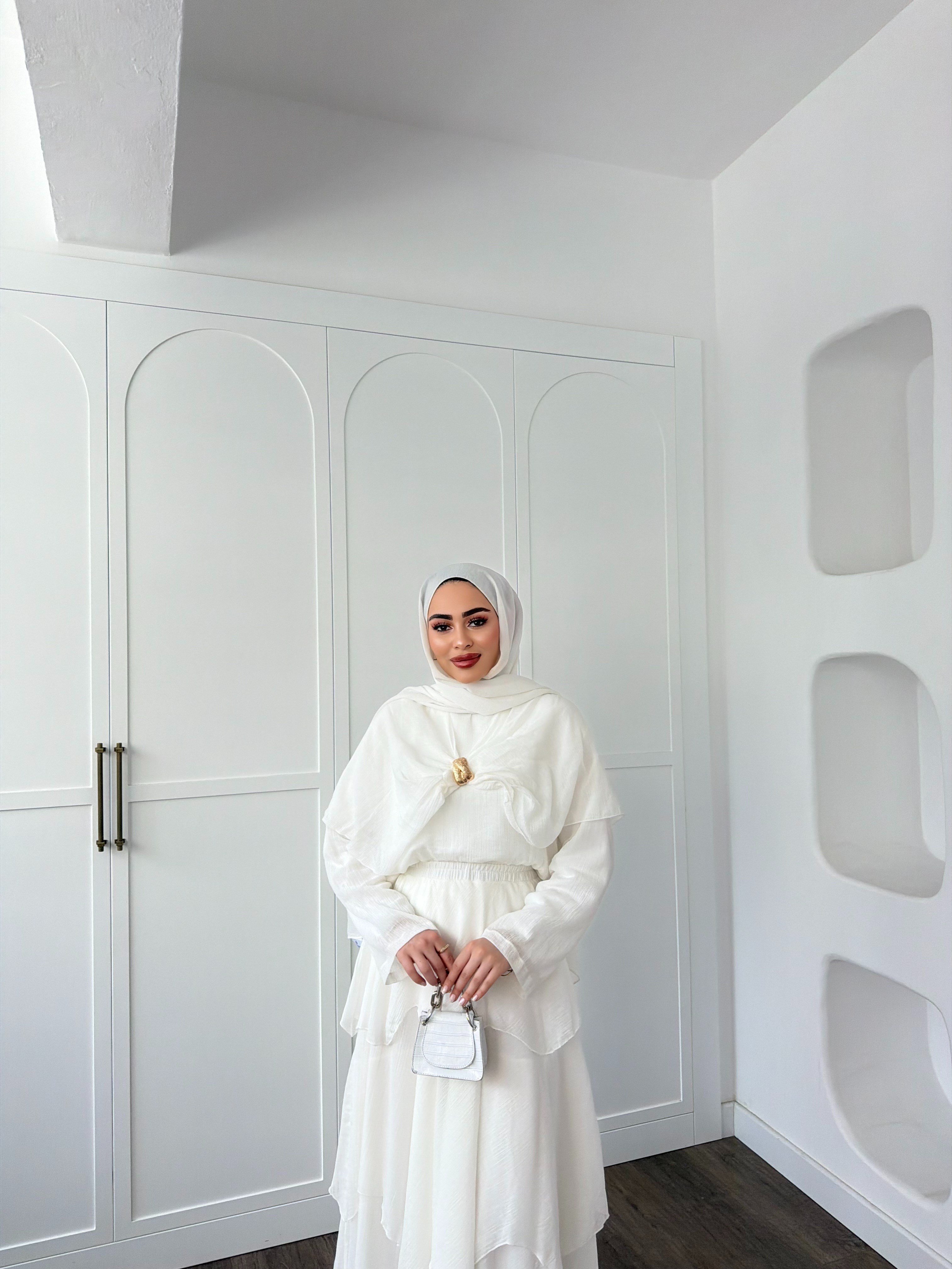  Irmak Etekli Takım - Beyaz