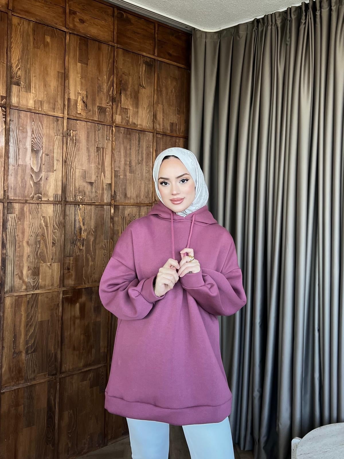Aden 3 İplik Sweat - Lila