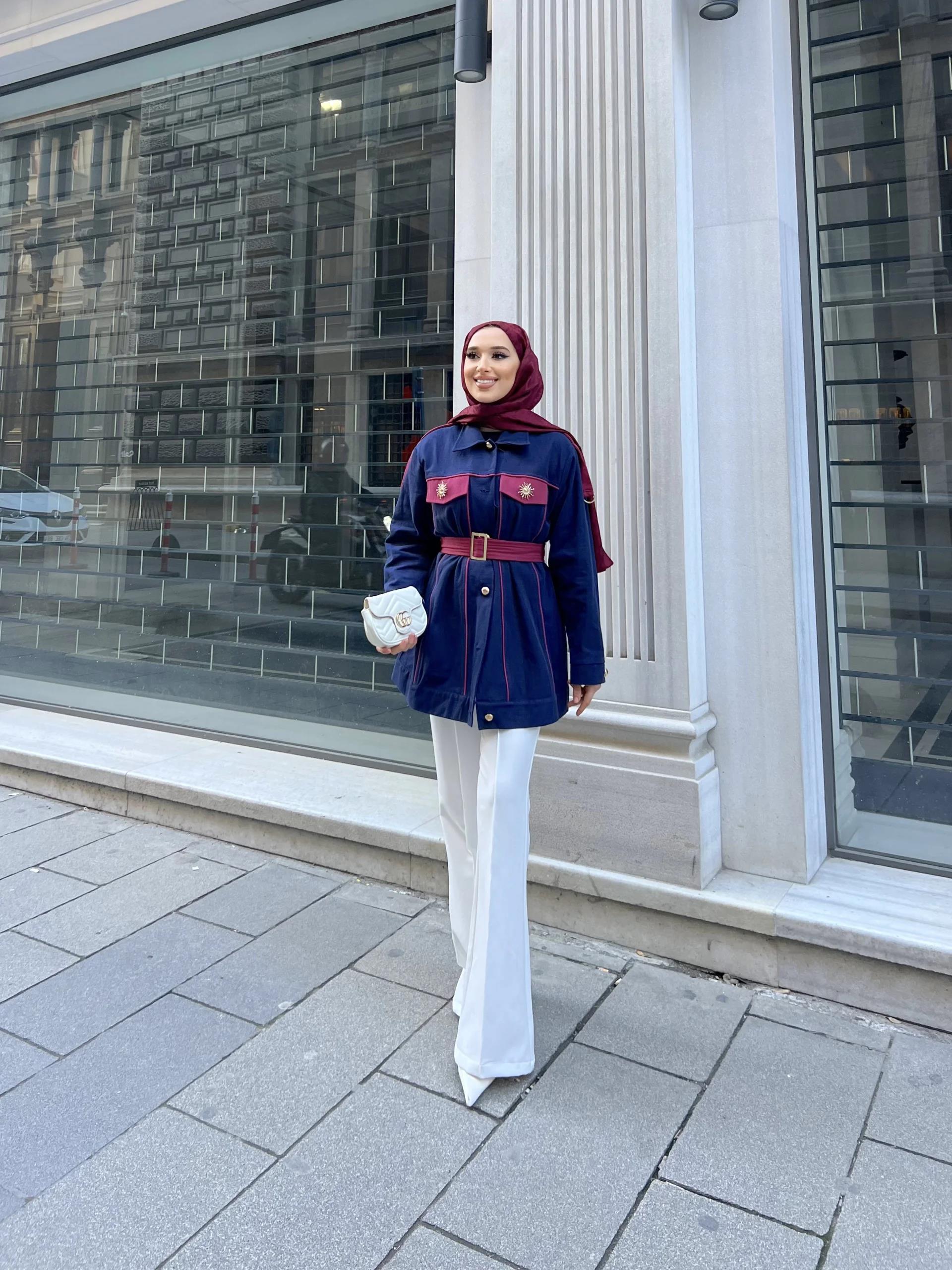Aley Gabardin Ceket -  Lacivert