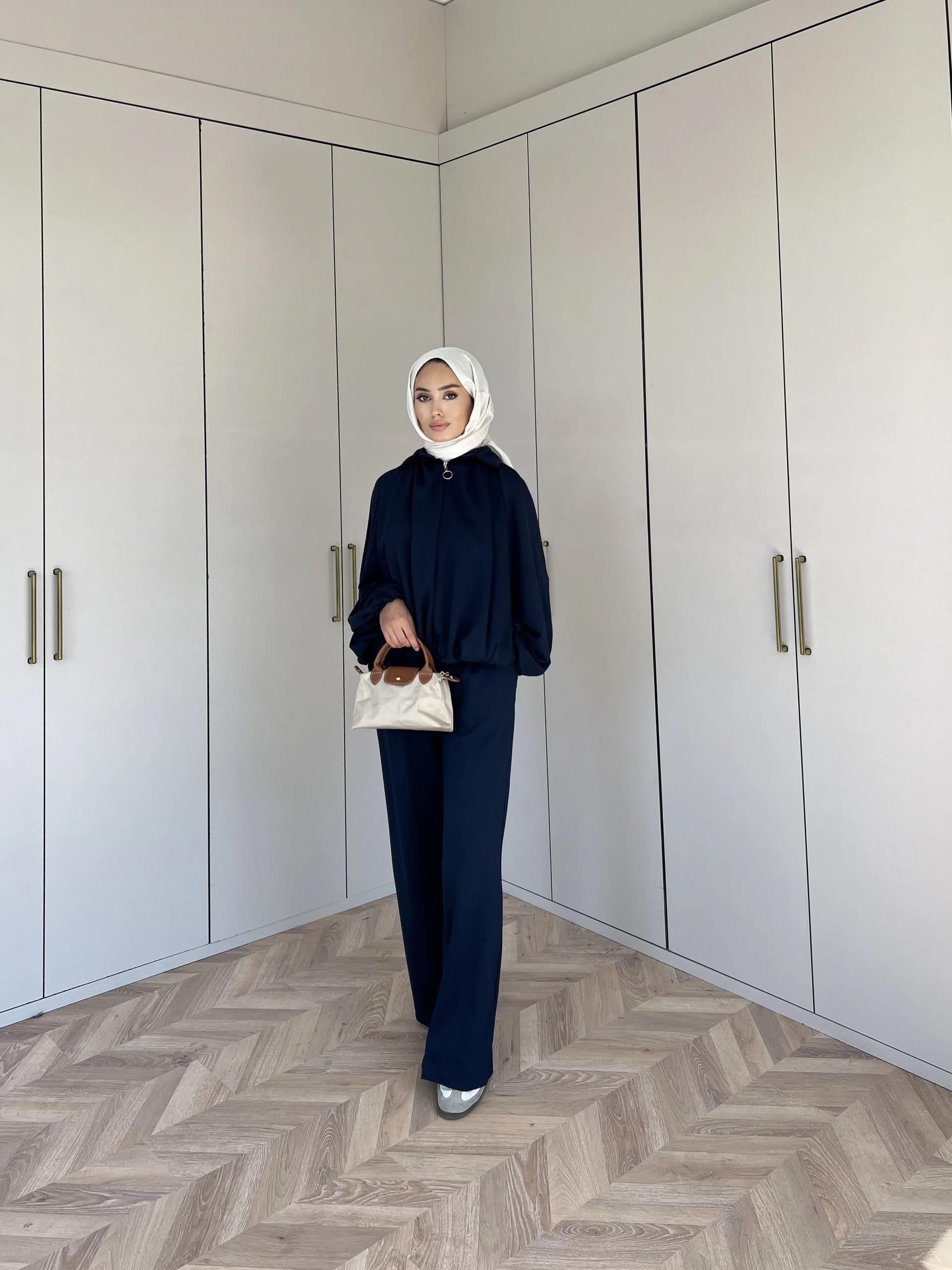 Ayşan Oversize Takım - Lacivert