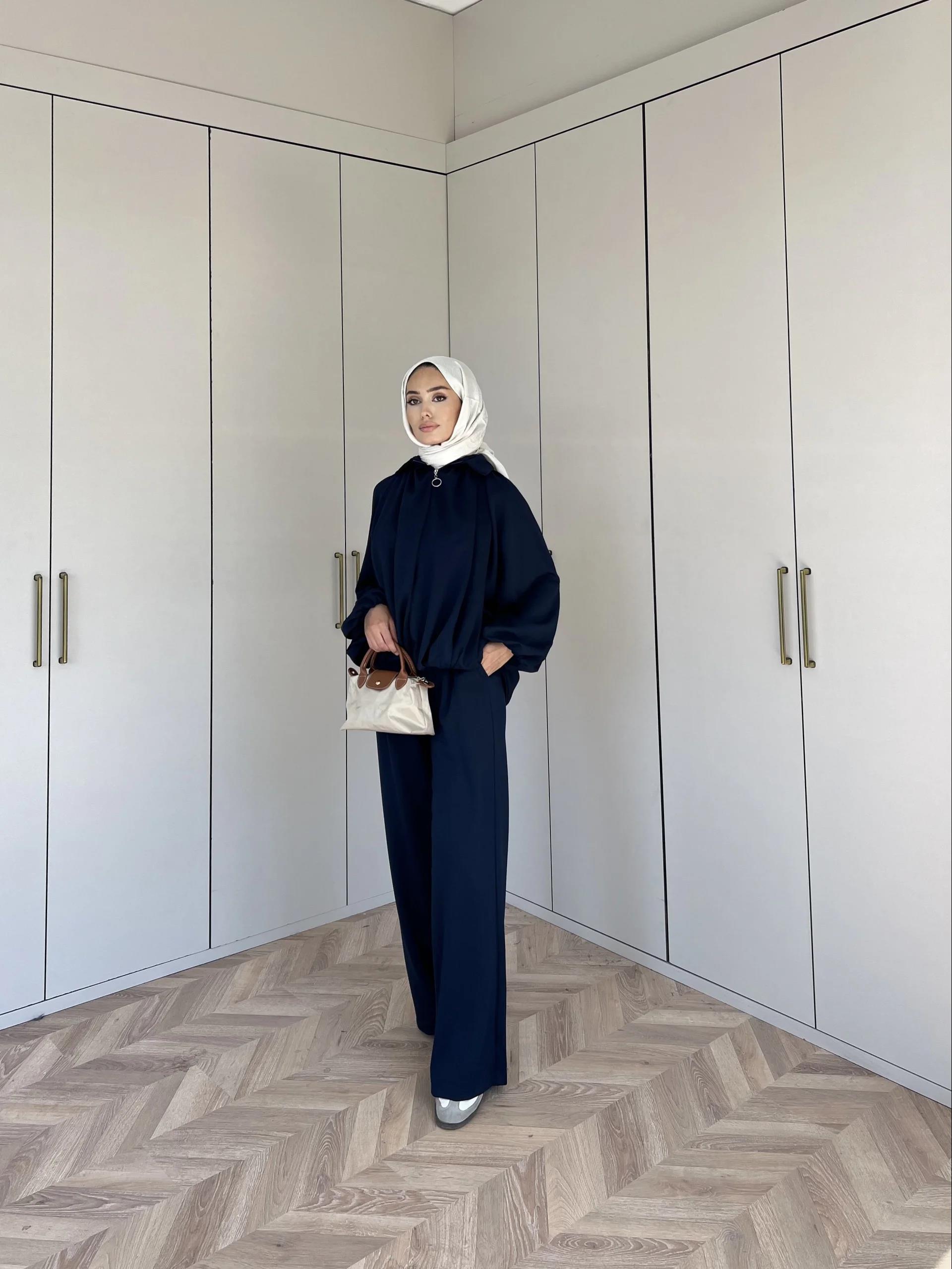 Ayşan Oversize Takım - Lacivert