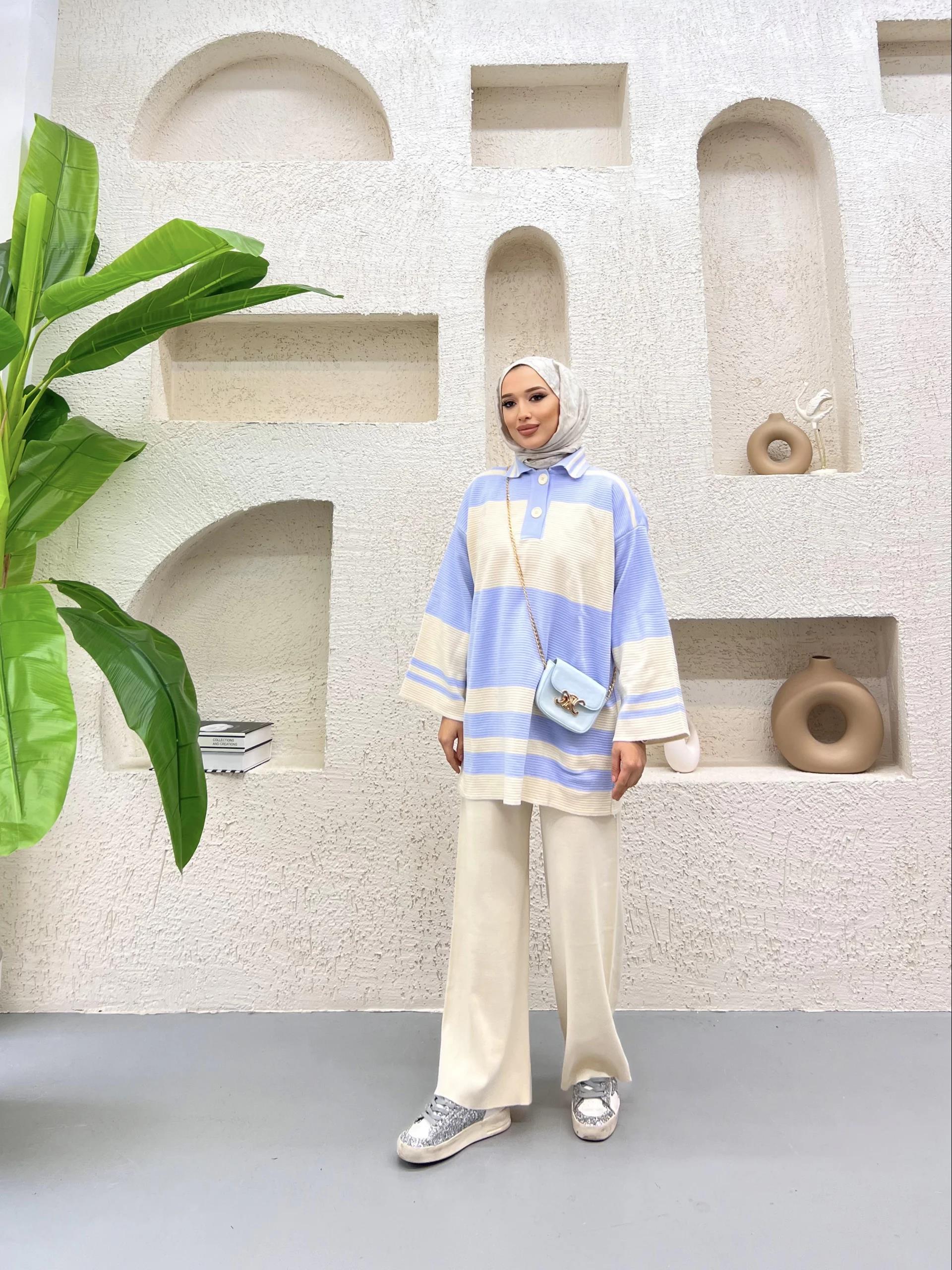 Biens Triko Takım Bebe Mavisi