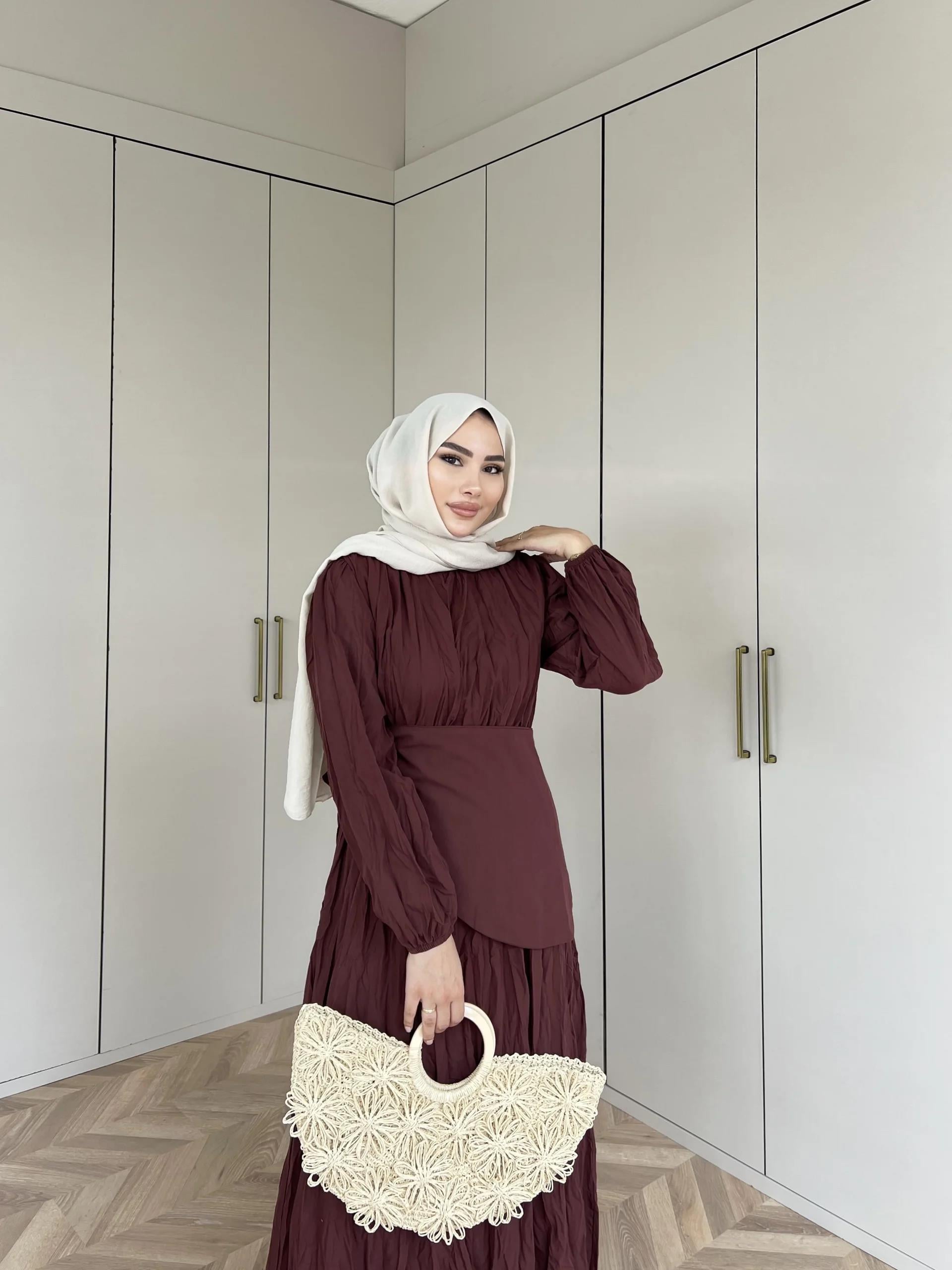 Brezilya Elbise - Bordo