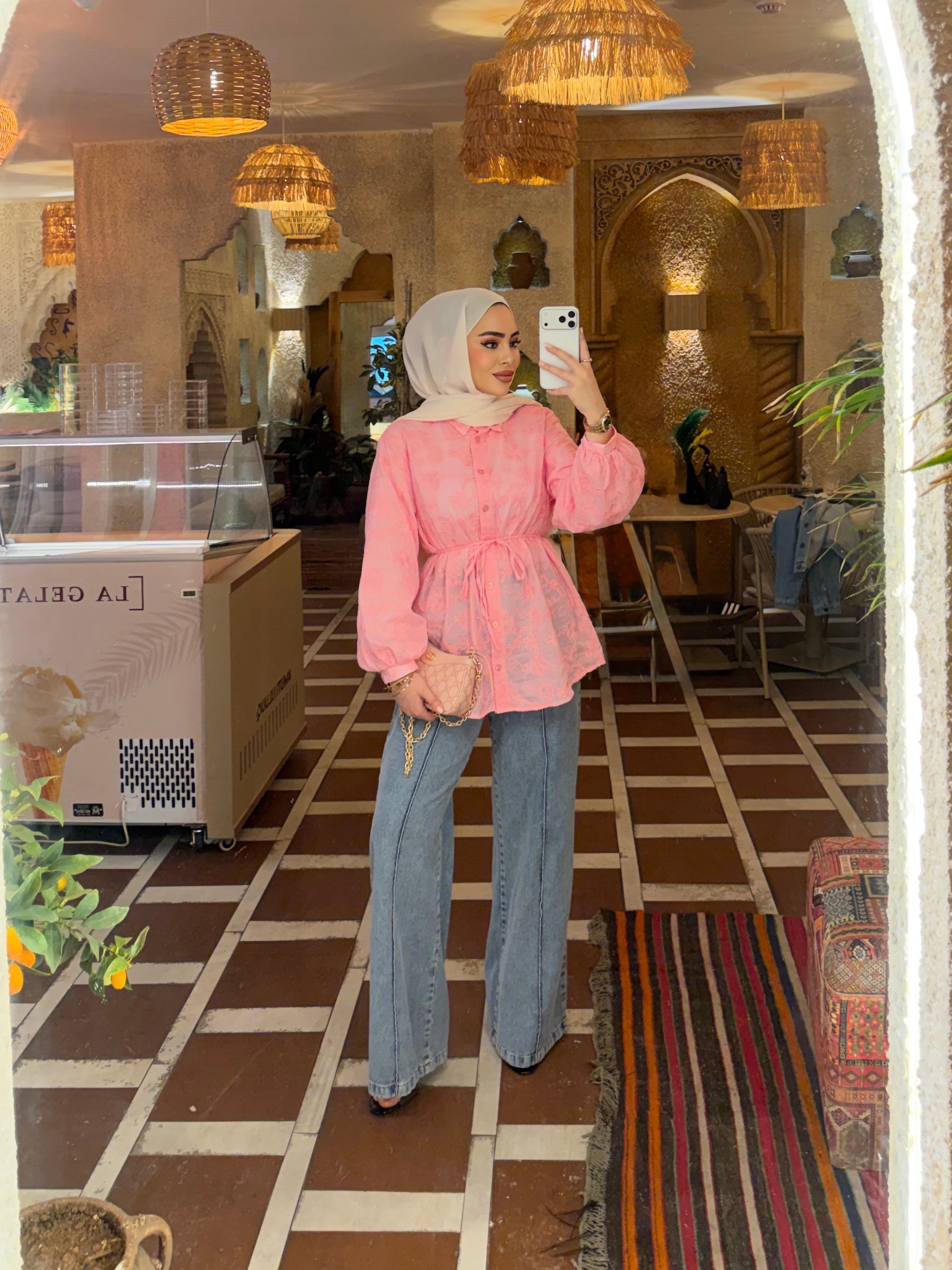 Cina Fisto Gömlek - Pembe