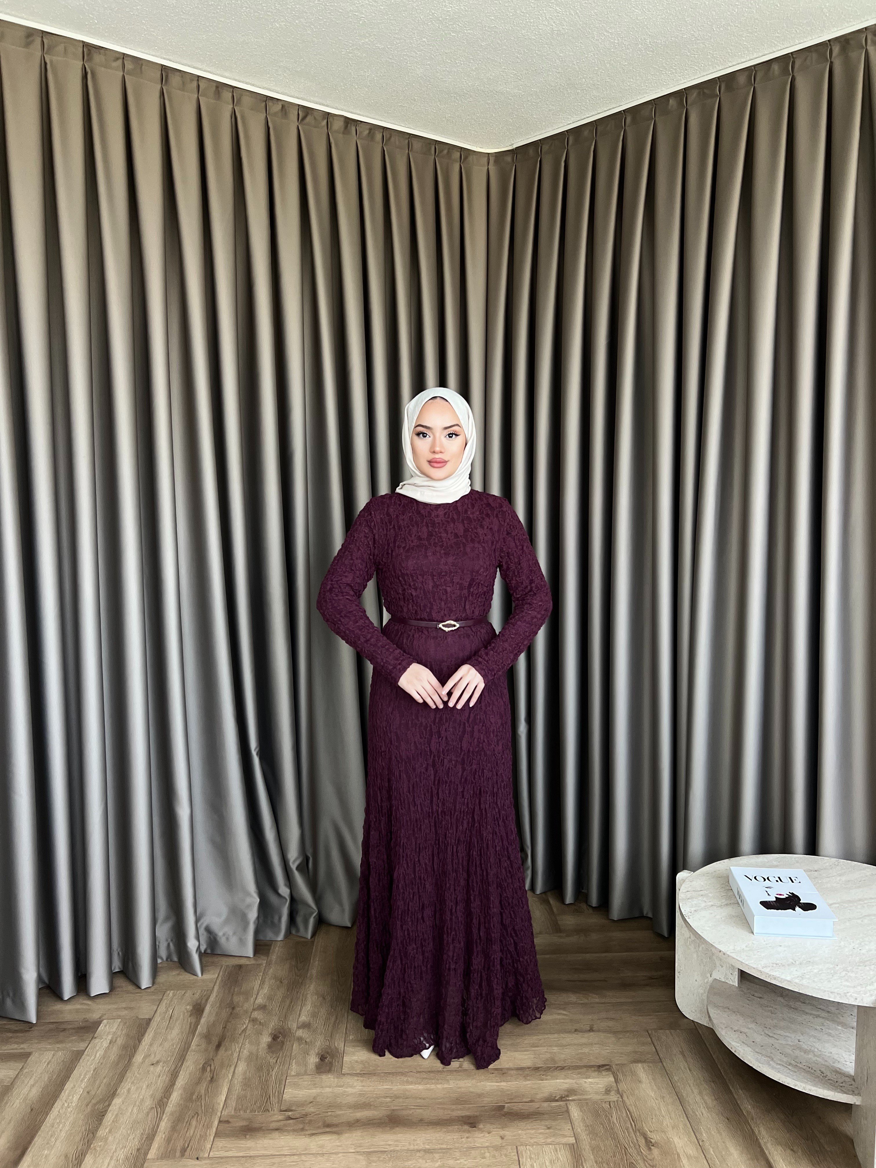 Dantelli Elbise- Bordo