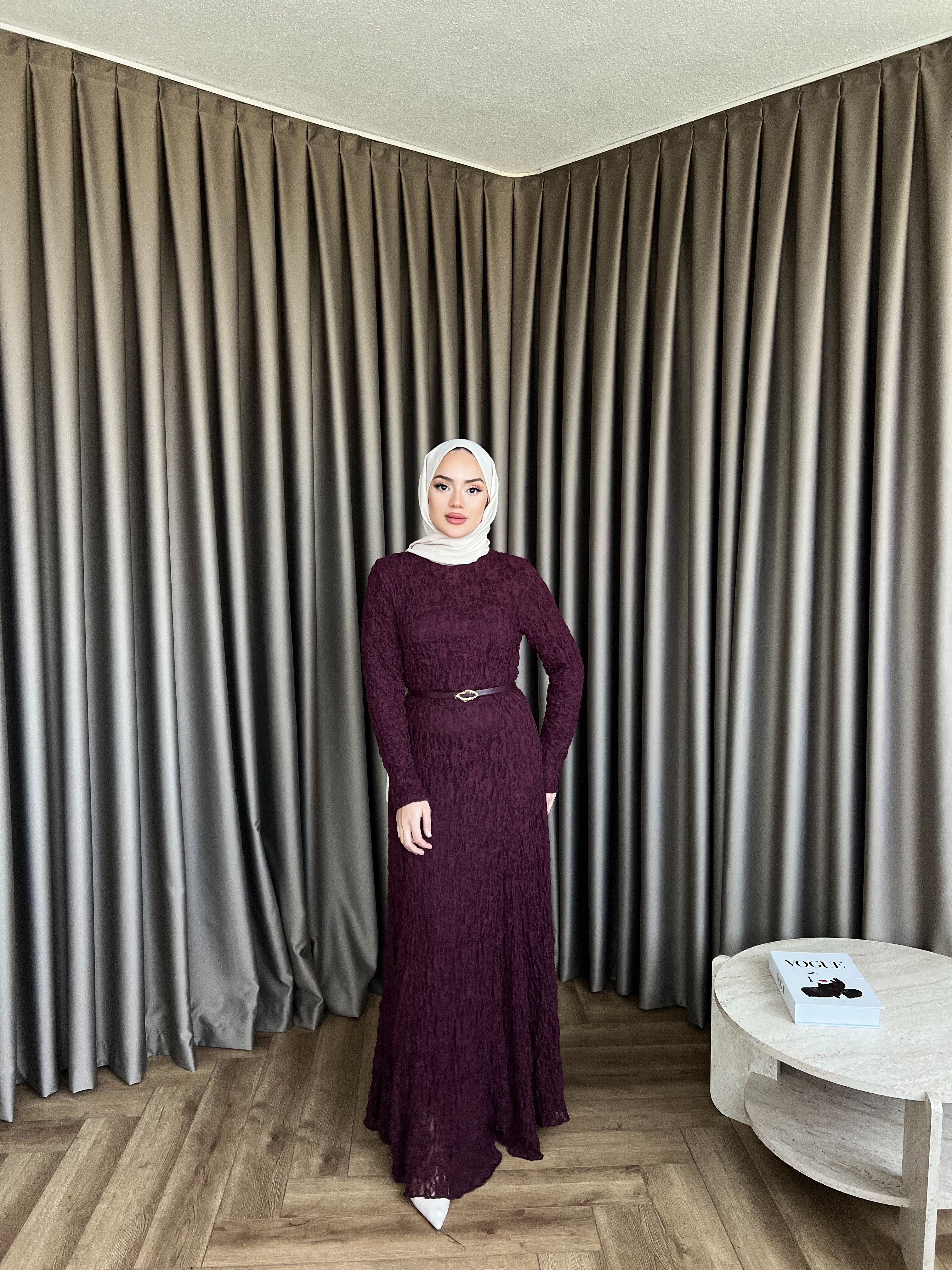 Dantelli Elbise- Bordo