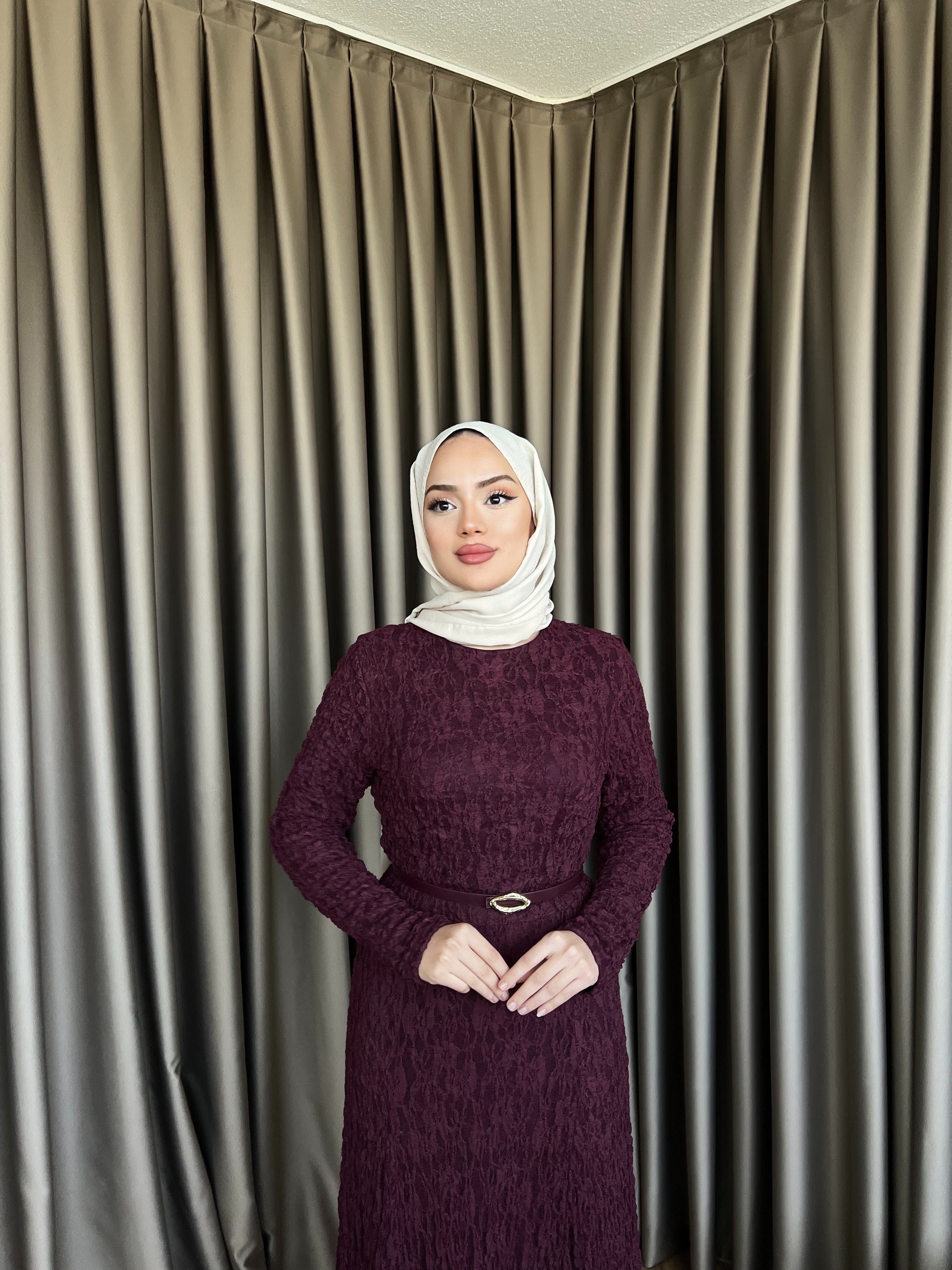 Dantelli Elbise- Bordo