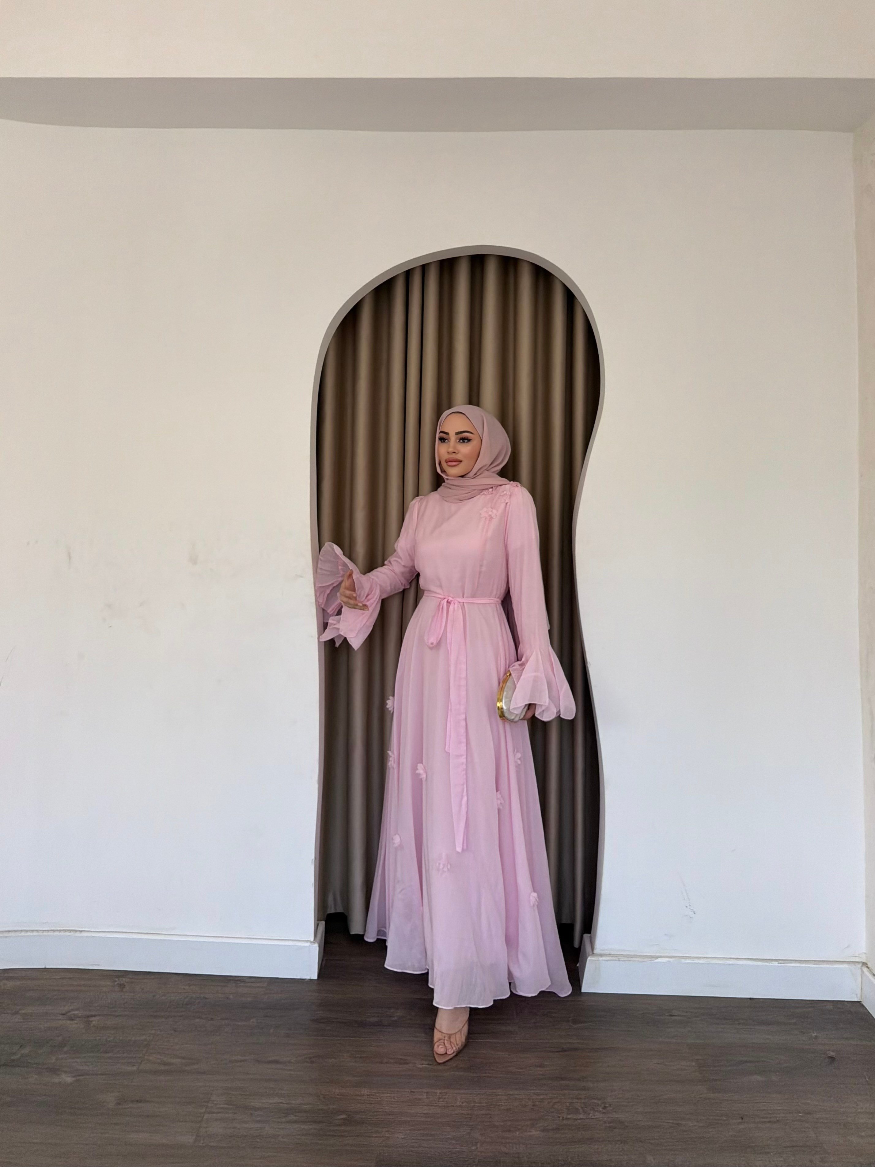 Defne Patpatya Elbise - Pembe