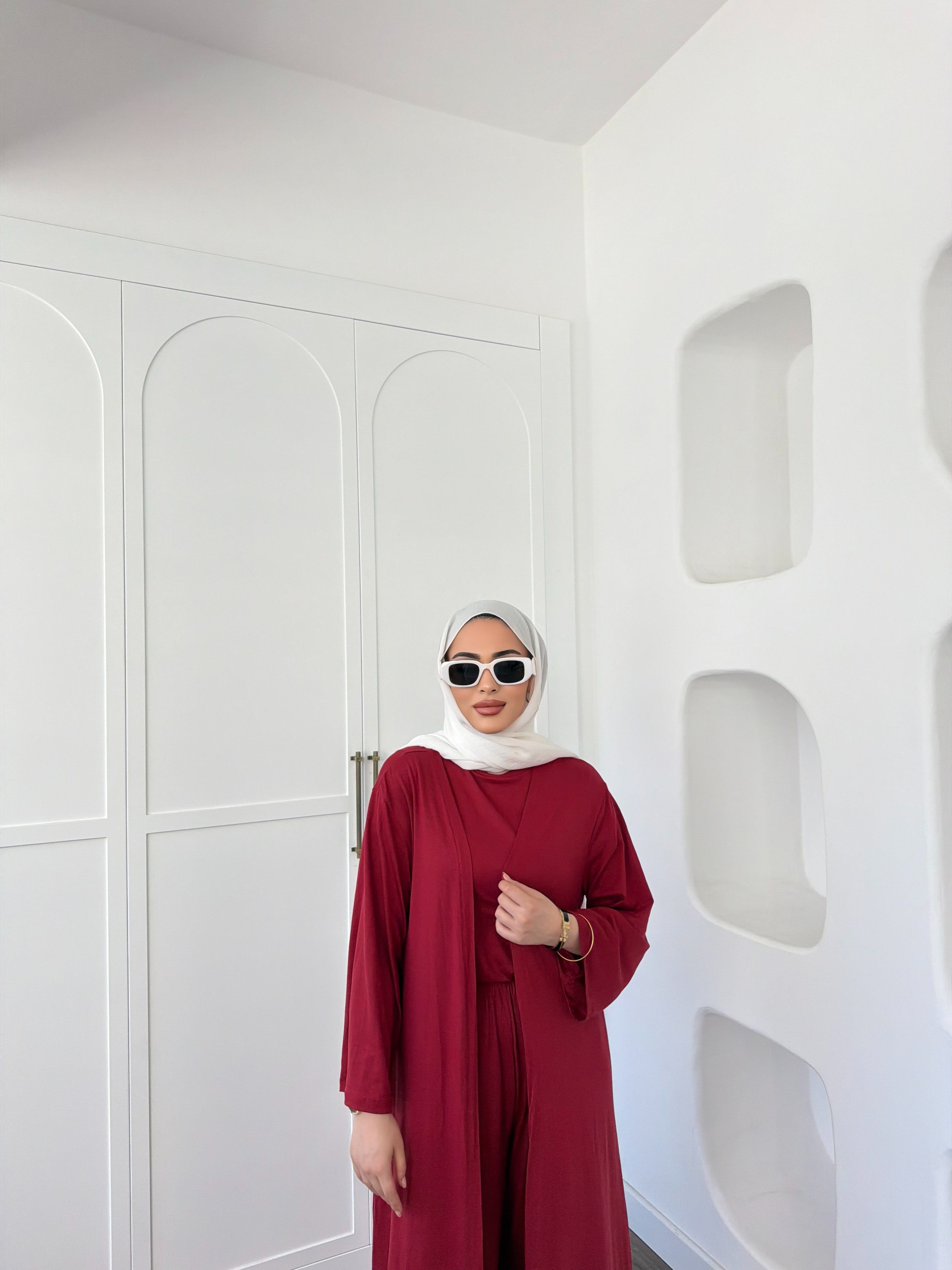 Derin 3lu Oysh Takım - Kırmızı
